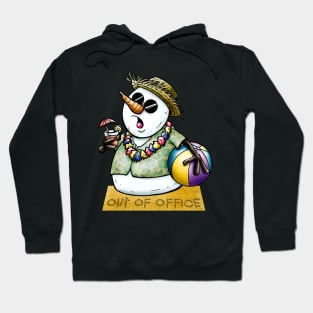 Hawaiian Snowman Hoodie